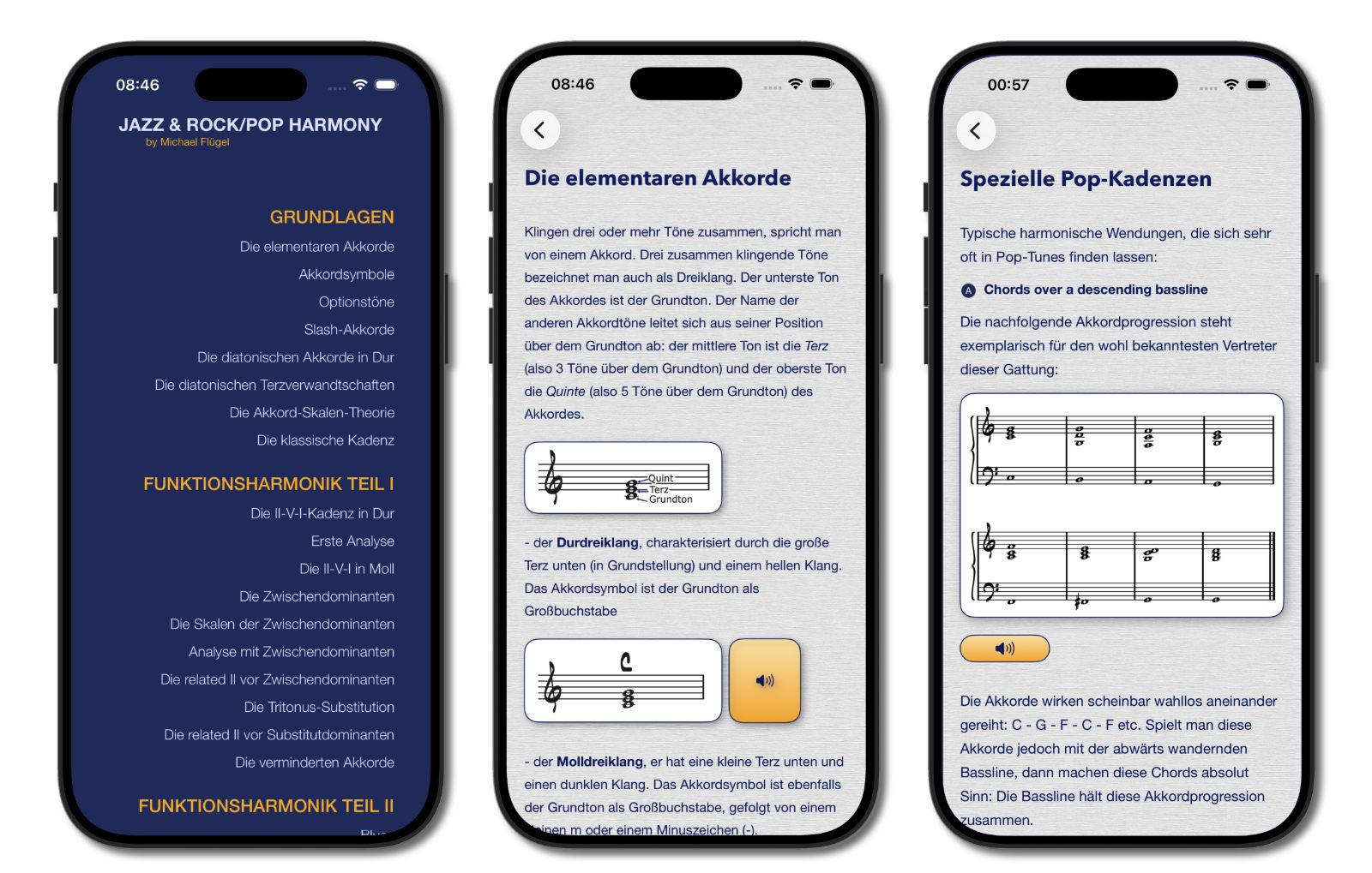 JazzPopHarmony App Screenshots